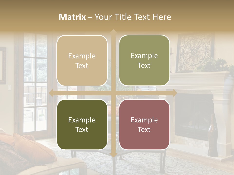 Residence Fire Architecture PowerPoint Template