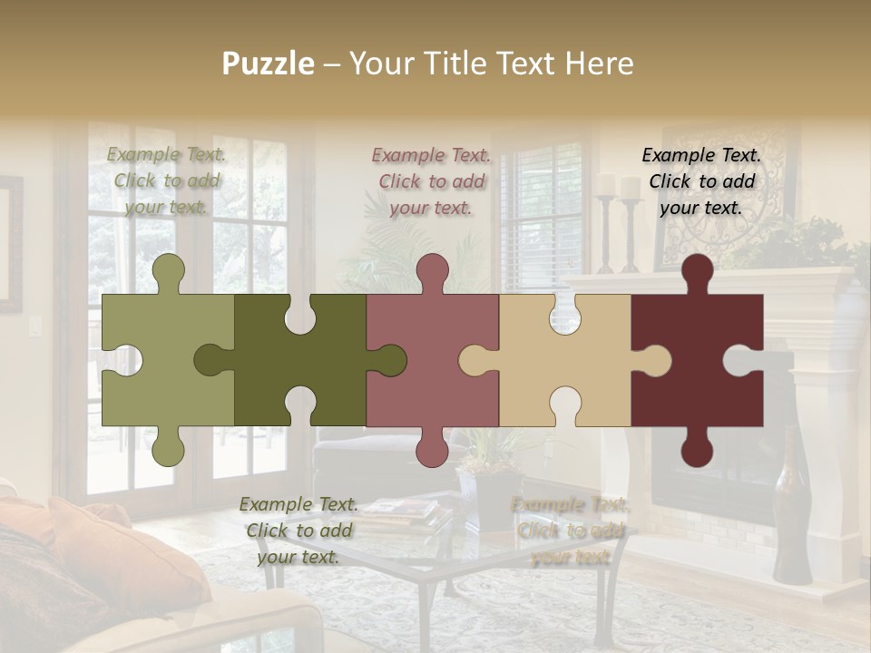 Residence Fire Architecture PowerPoint Template