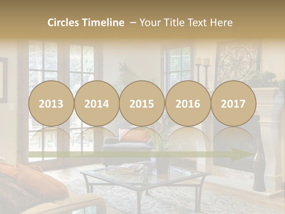 Residence Fire Architecture PowerPoint Template