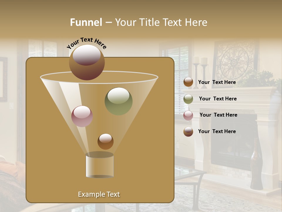 Residence Fire Architecture PowerPoint Template