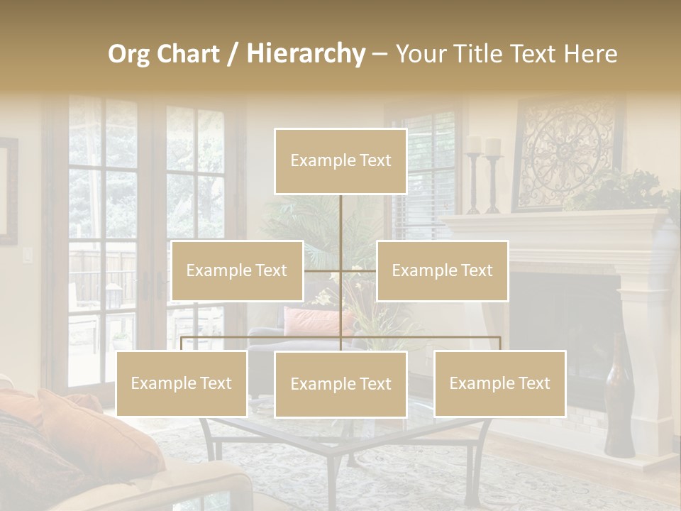 Residence Fire Architecture PowerPoint Template