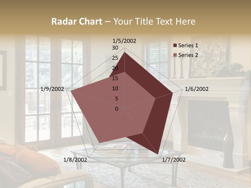 Residence Fire Architecture PowerPoint Template