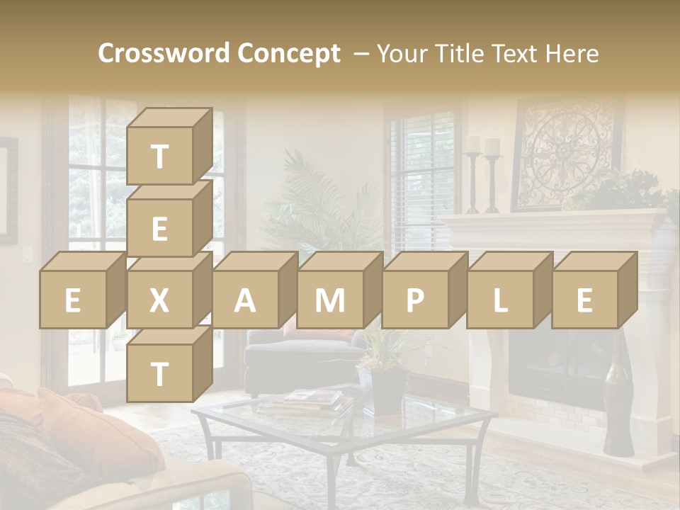 Residence Fire Architecture PowerPoint Template