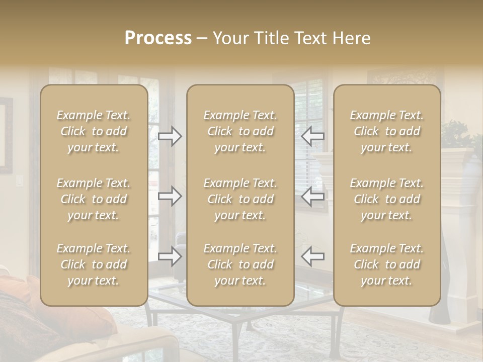Residence Fire Architecture PowerPoint Template