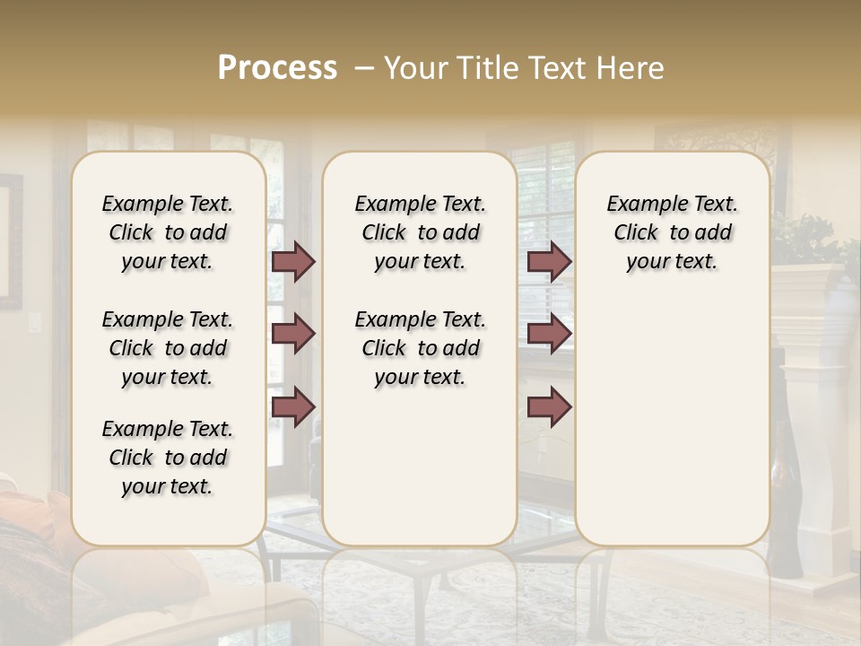 Residence Fire Architecture PowerPoint Template