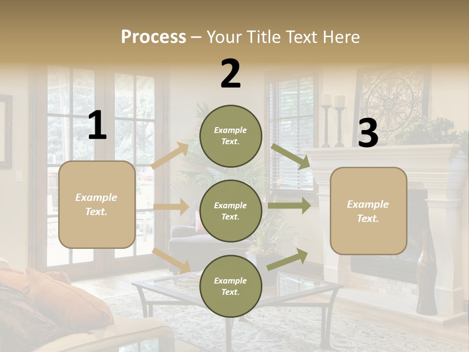 Residence Fire Architecture PowerPoint Template