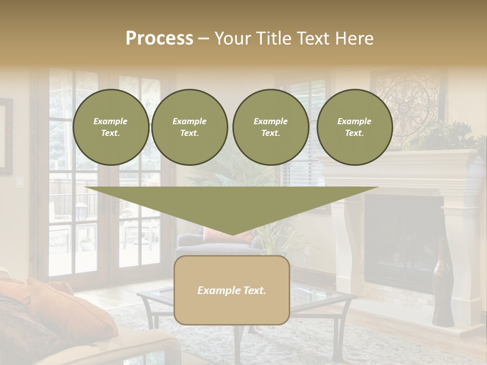 Residence Fire Architecture PowerPoint Template
