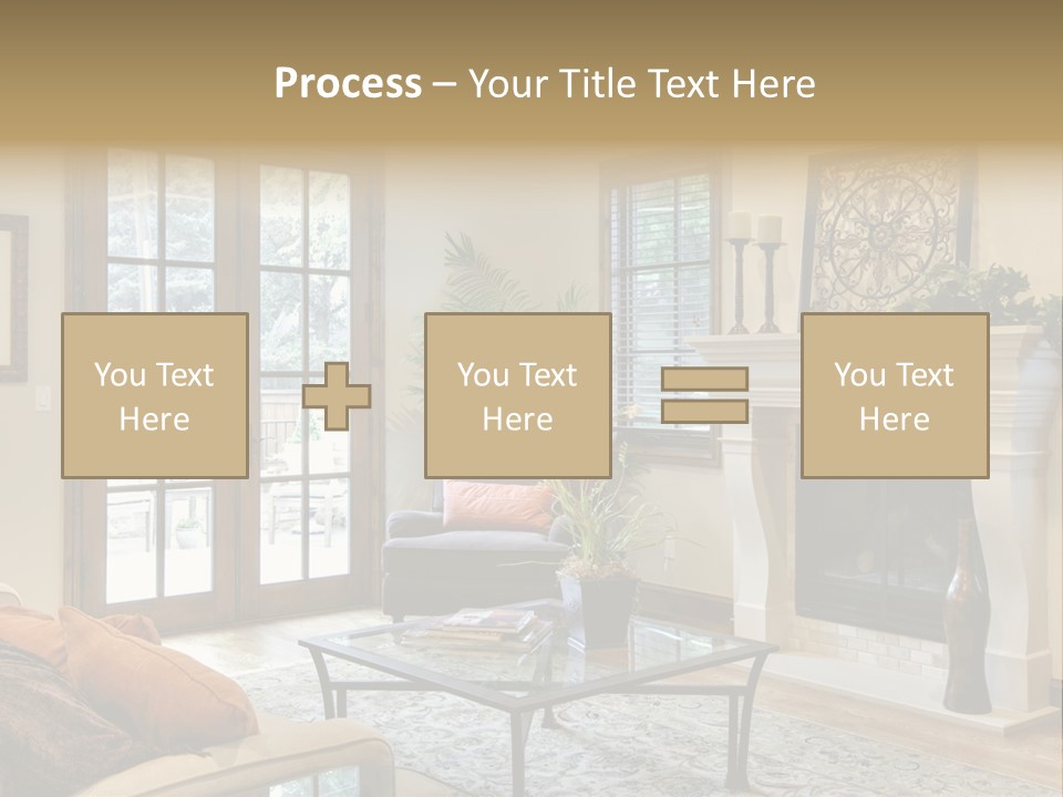 Residence Fire Architecture PowerPoint Template