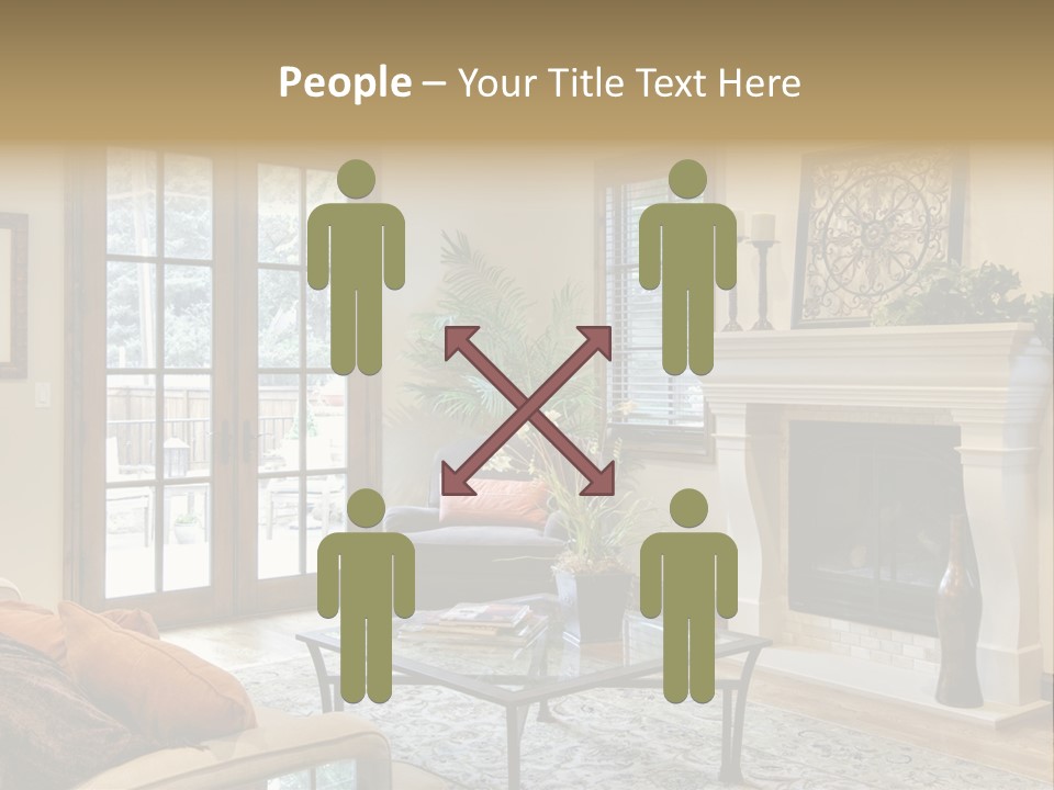 Residence Fire Architecture PowerPoint Template