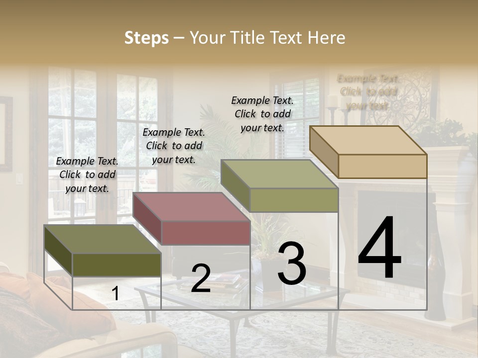 Residence Fire Architecture PowerPoint Template