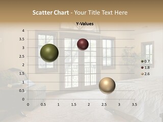 Sofa Window Brown PowerPoint Template