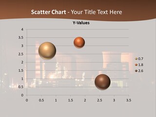 Factory Gasoline Chimney PowerPoint Template