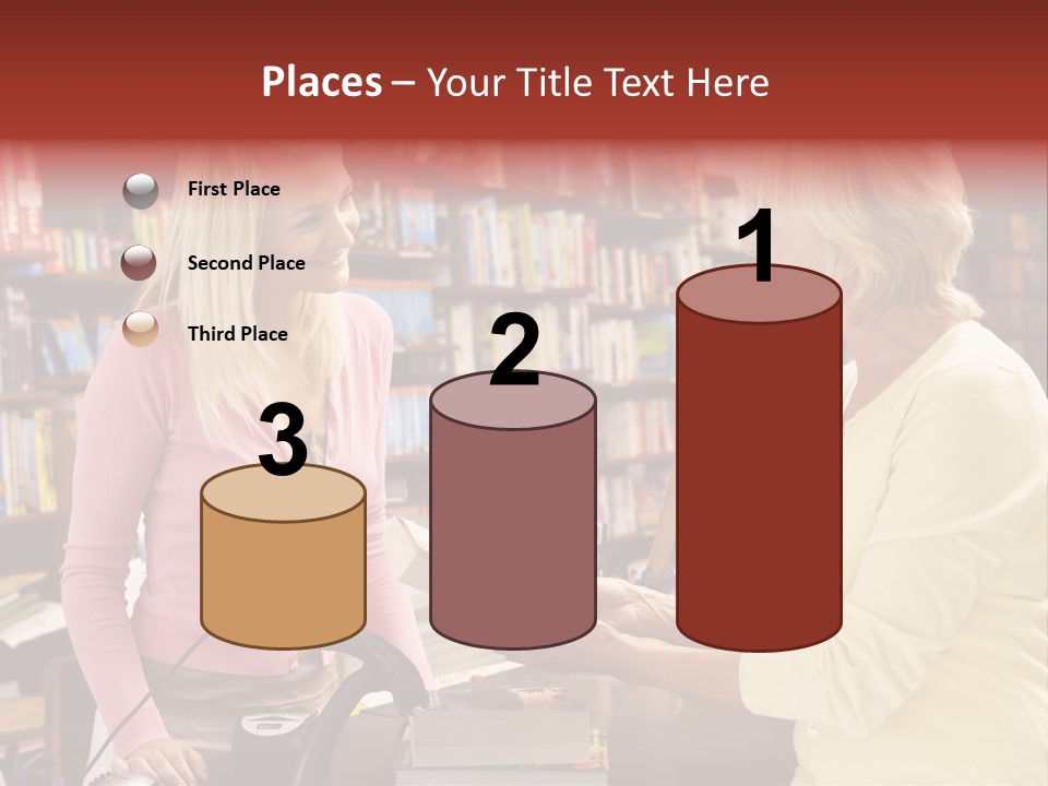 Friendly Checkout Customer PowerPoint Template
