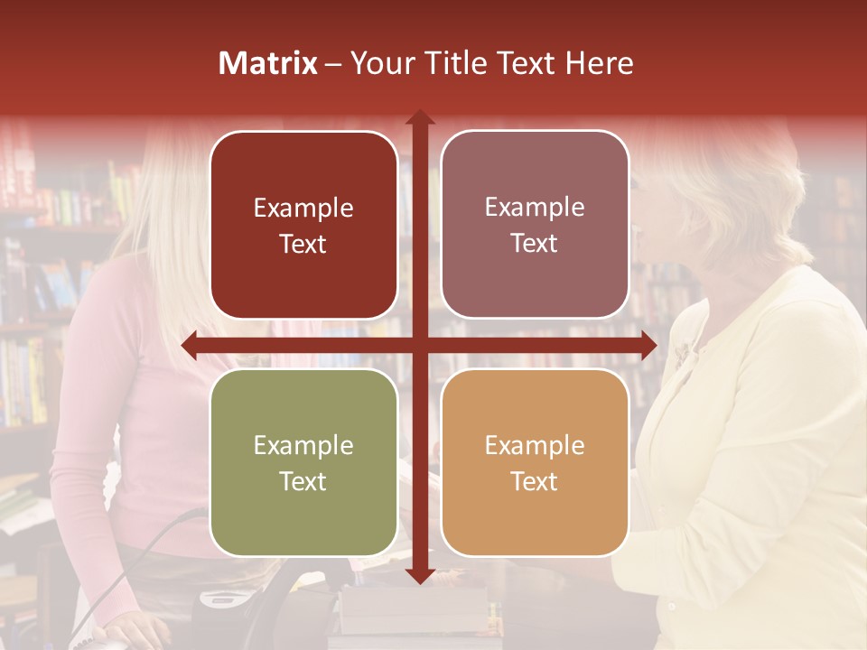 Friendly Checkout Customer PowerPoint Template