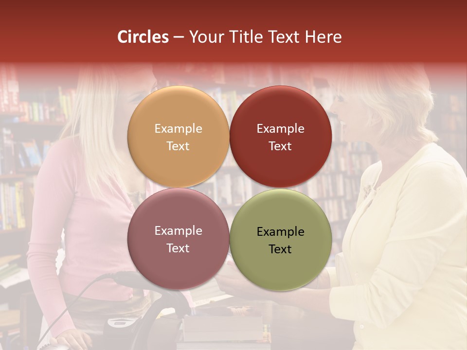 Friendly Checkout Customer PowerPoint Template