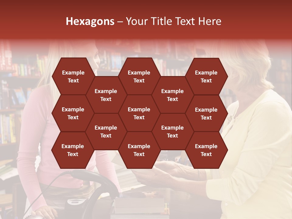 Friendly Checkout Customer PowerPoint Template