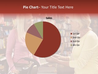 Friendly Checkout Customer PowerPoint Template