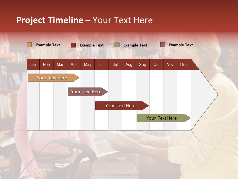 Friendly Checkout Customer PowerPoint Template