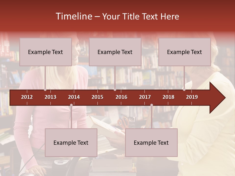 Friendly Checkout Customer PowerPoint Template