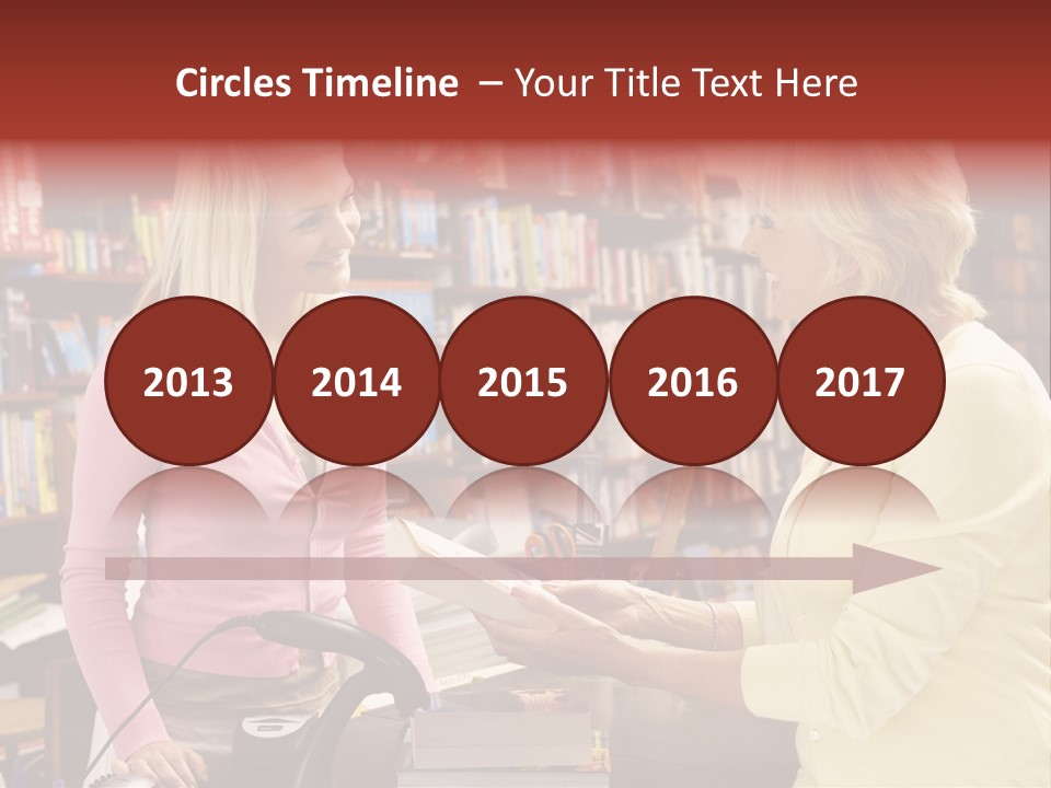 Friendly Checkout Customer PowerPoint Template