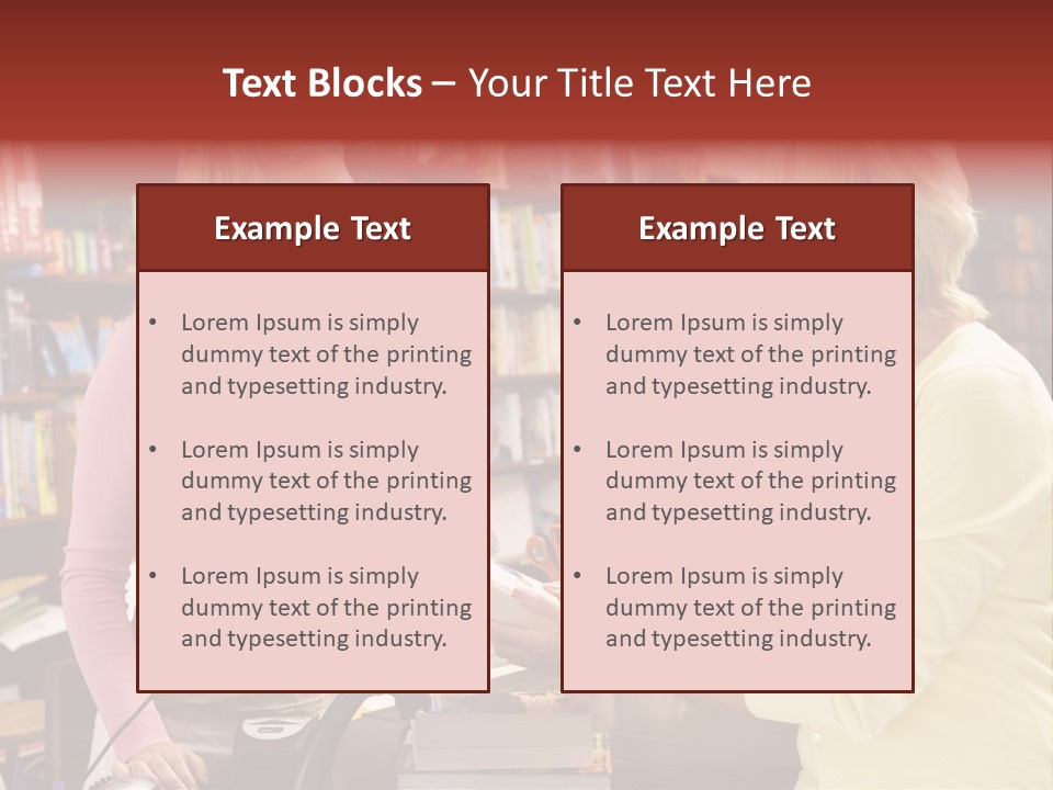 Friendly Checkout Customer PowerPoint Template