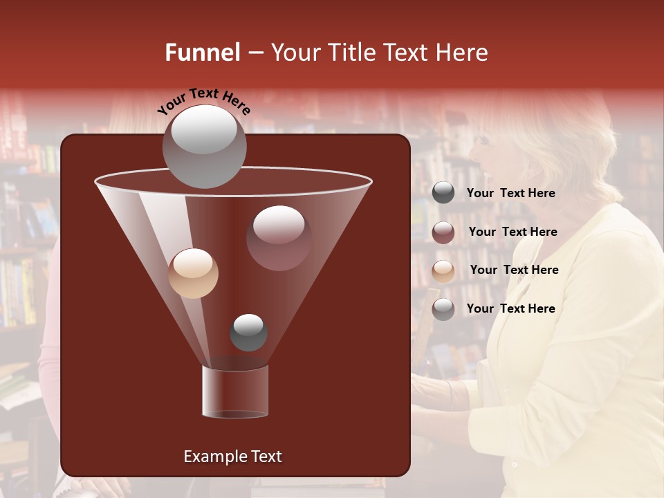 Friendly Checkout Customer PowerPoint Template