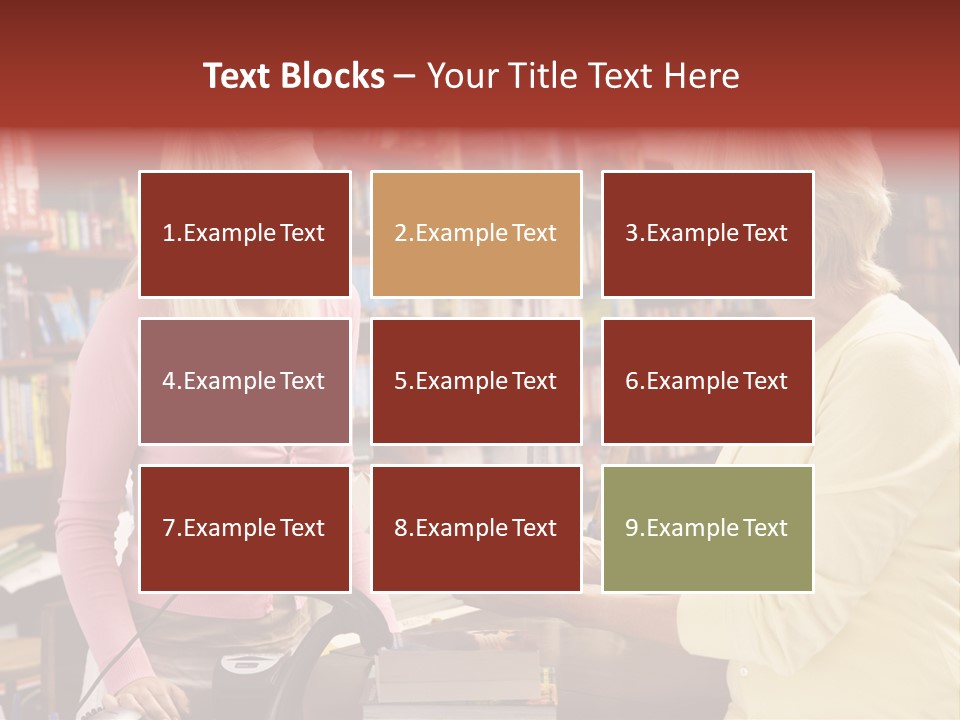 Friendly Checkout Customer PowerPoint Template