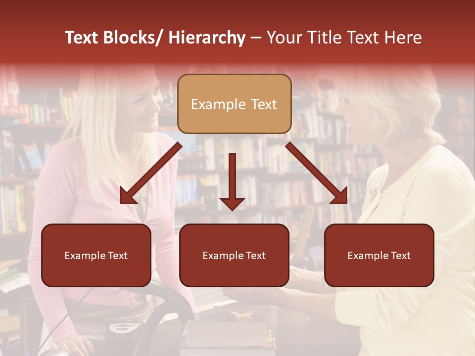 Friendly Checkout Customer PowerPoint Template