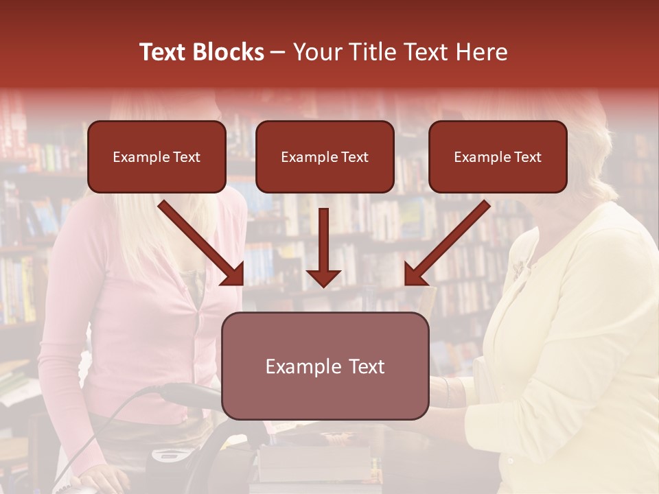 Friendly Checkout Customer PowerPoint Template