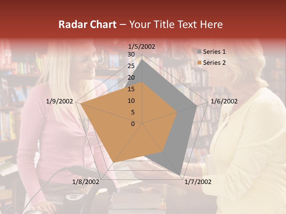 Friendly Checkout Customer PowerPoint Template