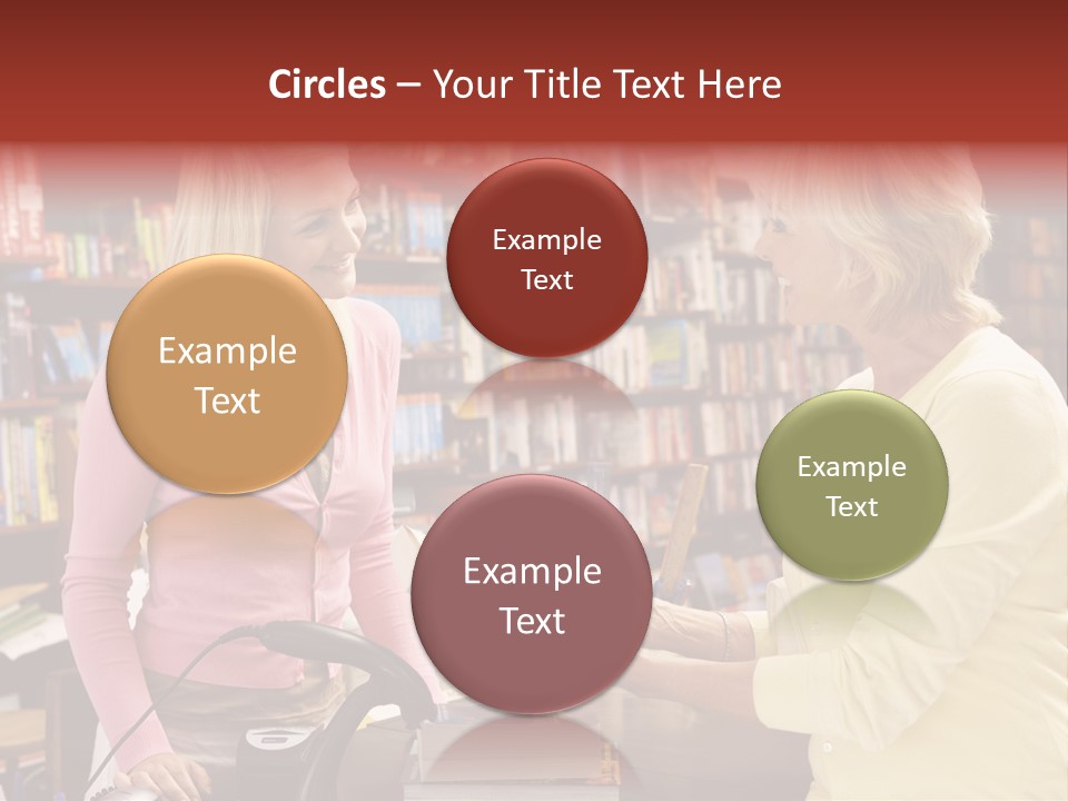 Friendly Checkout Customer PowerPoint Template