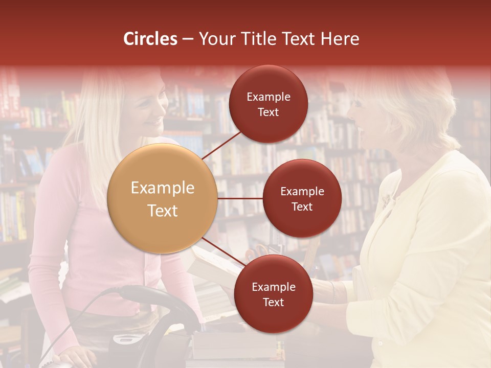 Friendly Checkout Customer PowerPoint Template