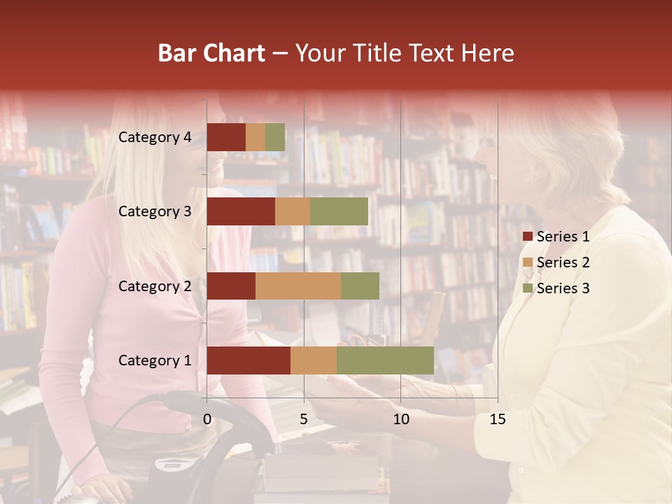 Friendly Checkout Customer PowerPoint Template