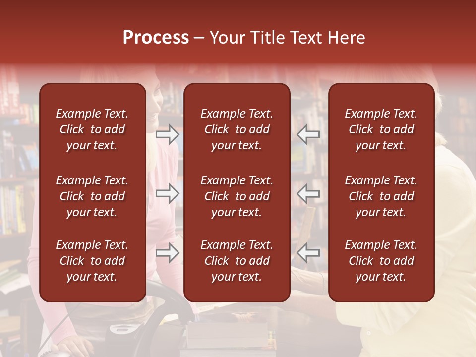 Friendly Checkout Customer PowerPoint Template