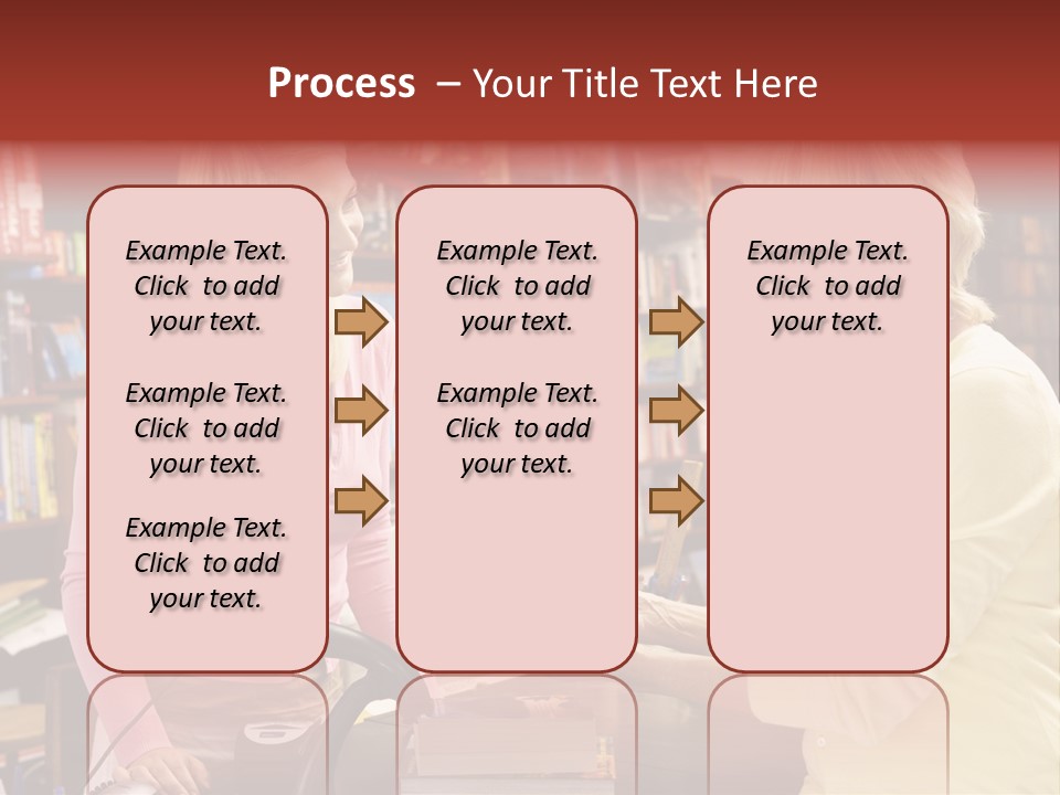 Friendly Checkout Customer PowerPoint Template