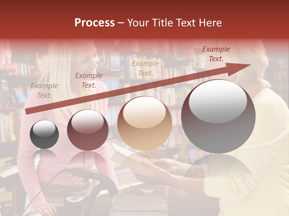 Friendly Checkout Customer PowerPoint Template