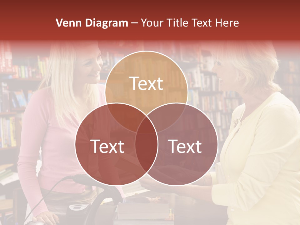 Friendly Checkout Customer PowerPoint Template