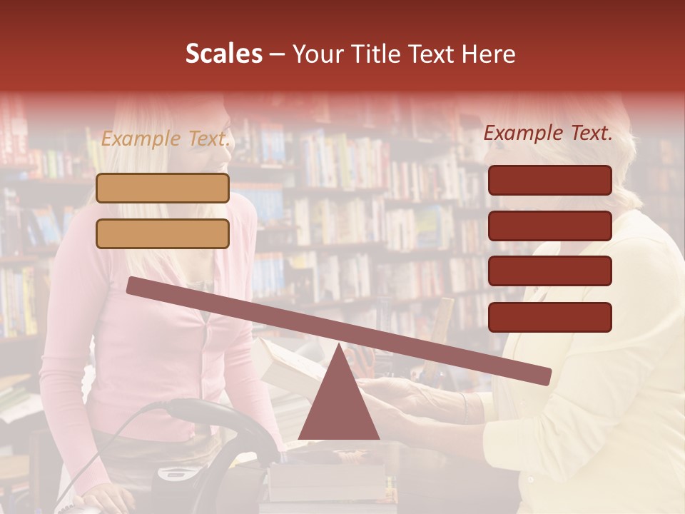 Friendly Checkout Customer PowerPoint Template