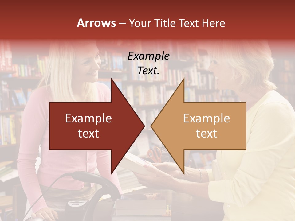 Friendly Checkout Customer PowerPoint Template