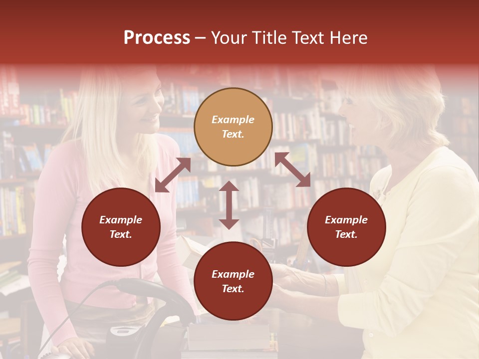 Friendly Checkout Customer PowerPoint Template