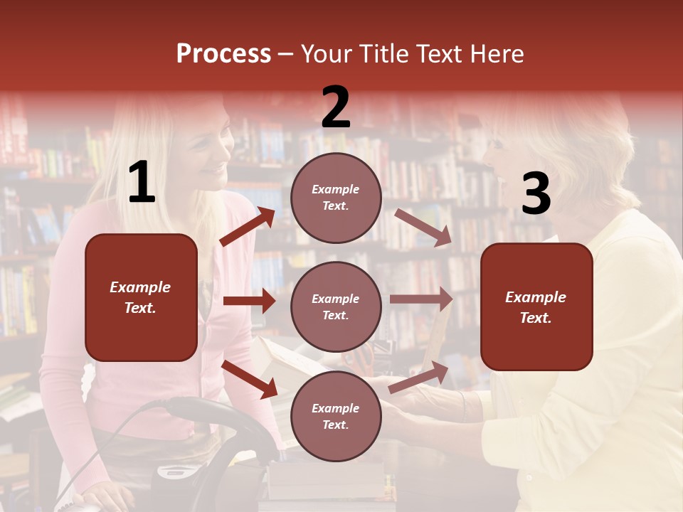 Friendly Checkout Customer PowerPoint Template