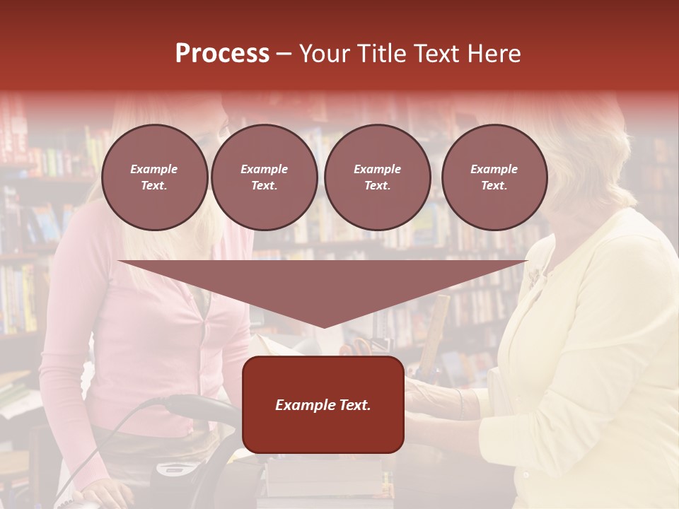 Friendly Checkout Customer PowerPoint Template