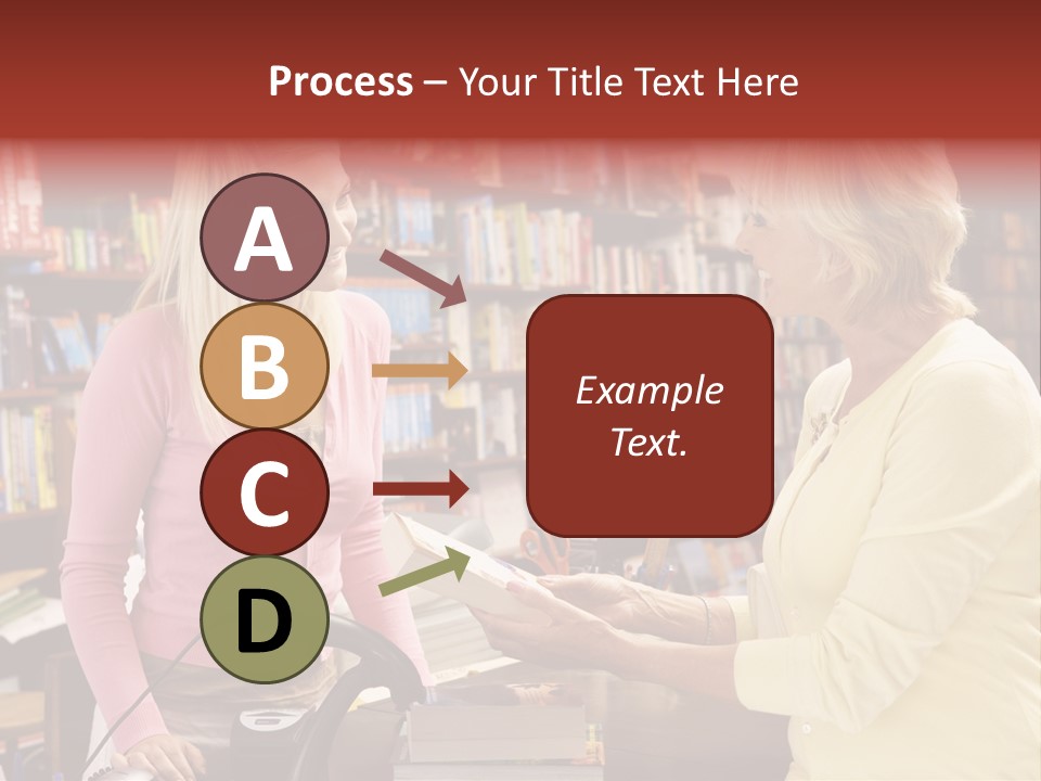 Friendly Checkout Customer PowerPoint Template