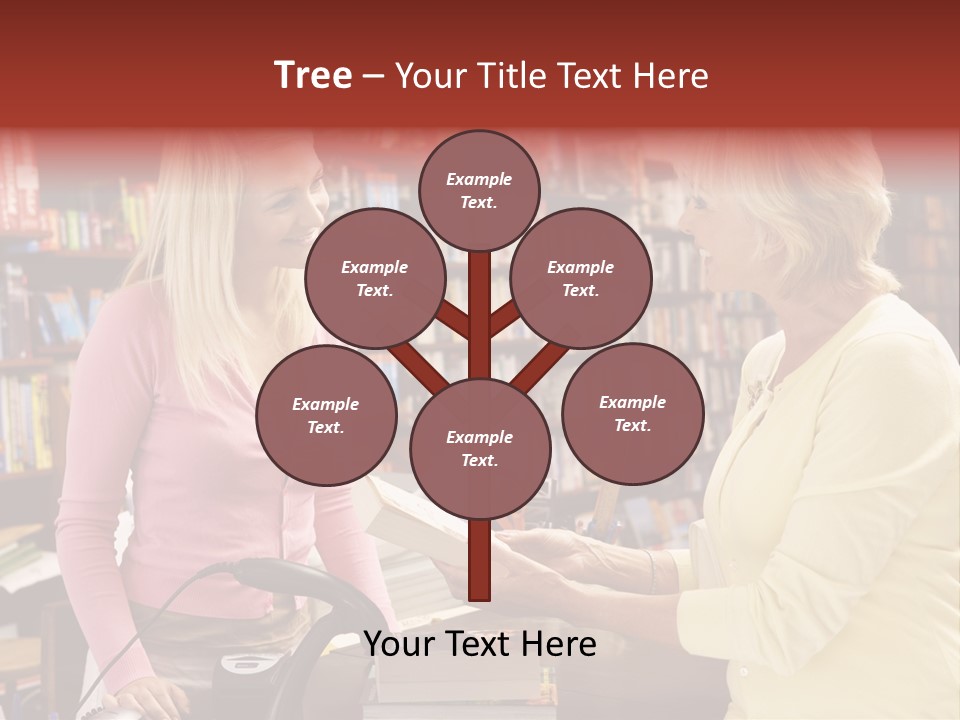 Friendly Checkout Customer PowerPoint Template