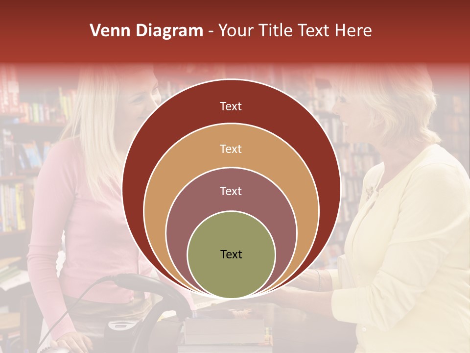 Friendly Checkout Customer PowerPoint Template