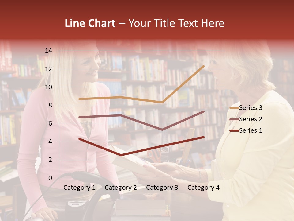 Friendly Checkout Customer PowerPoint Template