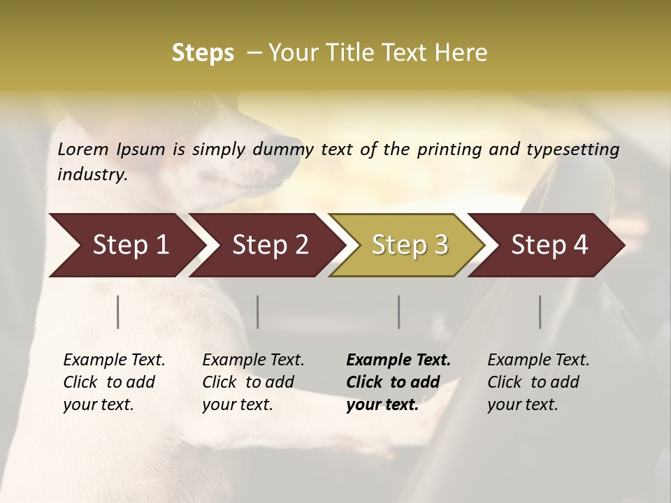 Jack Standing Terrier PowerPoint Template