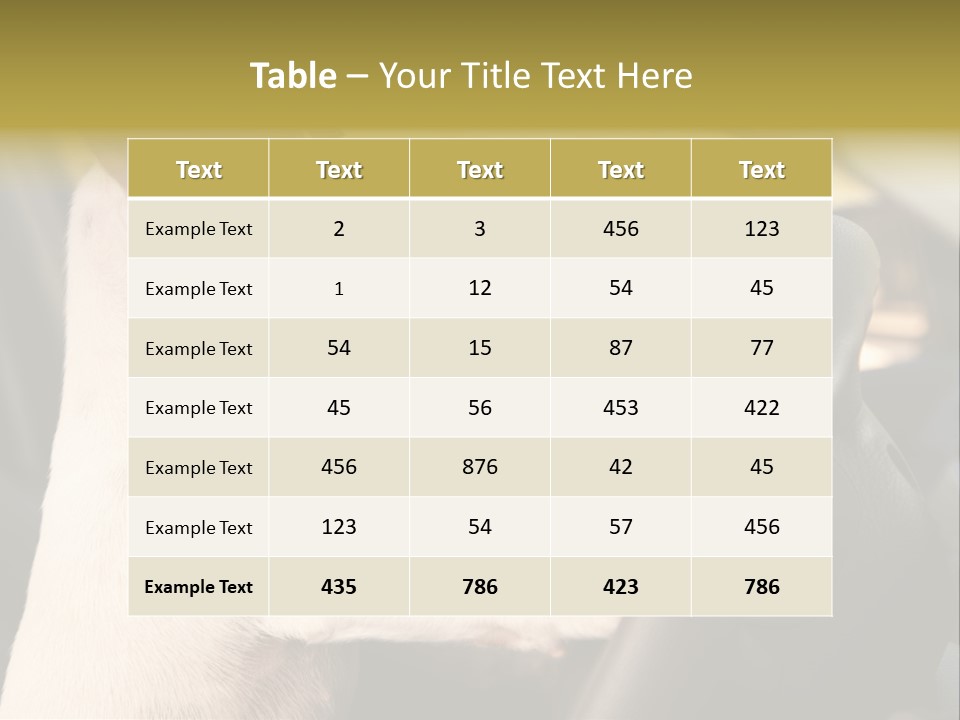 Jack Standing Terrier PowerPoint Template