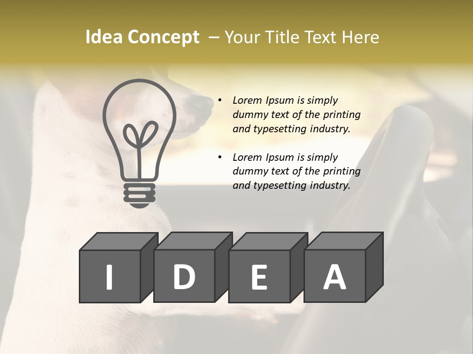 Jack Standing Terrier PowerPoint Template