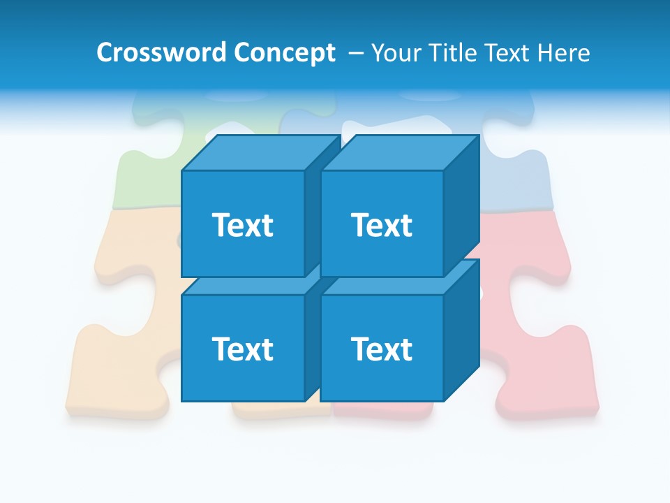 Link Tie Color PowerPoint Template